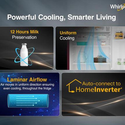 Whirlpool 184 L 2 Star Direct-Cool Single Door Refrigerator (205 WDE PRM 2S WINE SERENA-Z) 