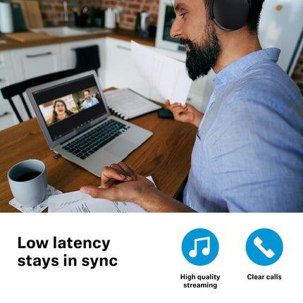 Sennheiser ACCENTUM Wireless Special Edition - Headphones with Hybrid ANC, 50 Hr Battery and Free BTD 600 Bluetooth Dongle Worth ₹5,990 Streaming and Crystal Clear Calls, Designed in Germany - Copper 