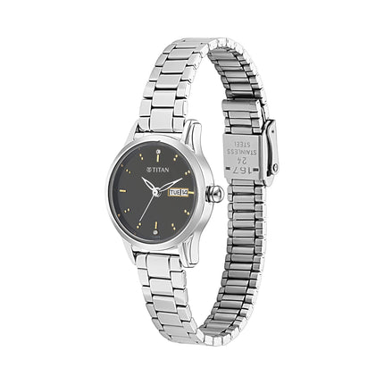 Titan Analog Black Dial Women's Watch-2656SM03/NP2656SM03 