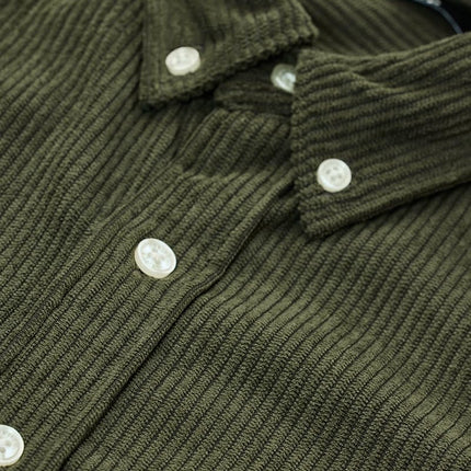 SNITCH Men's Casual Shirt | Slim Fit Long Sleeve Button Down Collar Solid Pattern | 100% Polyester Textured Fabric, Machine Washable | Olive Green 