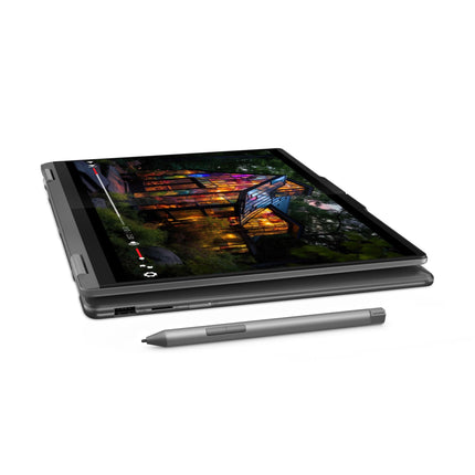 Lenovo Yoga 7 2-in-1 AMD Ryzen 7 8840HS 14"(35.5cm) WUXGA OLED 400Nits Convertible Laptop (16GB/1TB SSD/Windows 11/Office Home 2024/100% DCI-P3/Digital Pen/Grey/1.5Kg), 83DK009LIN 