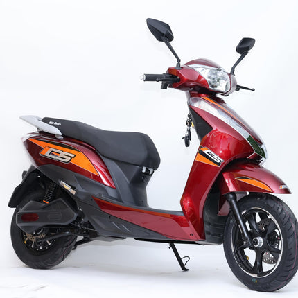 Jozhi CS Red Electric Scooter for City Commute, Lithium Battery, Max Speed 60 kmph, Range 120 km, Foldable Design 