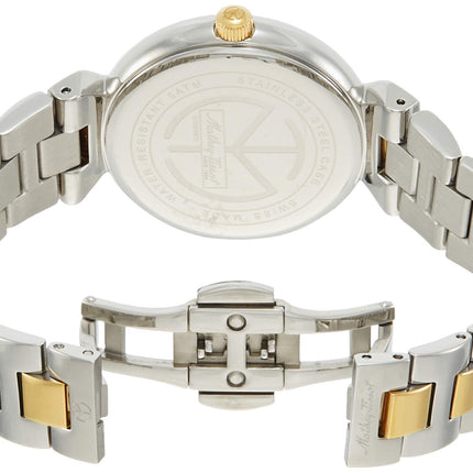 Mathey-Tissot Stainless Steel Analog Silver Dial Women's Watch-D1089Byi, Band Color-Two-Tone 