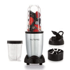 NutriPro Juicer Mixer Grinder - Smoothie Maker - 500 Watts (2 Jar, Silver) - 2 Year Warranty 