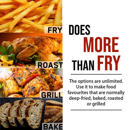 INALSA Air Fryer 4.2 ltr|1400 W with Air Crisp Technology|Temperature & Timer Control|8 Preset Menu & Digital Display|Air fry, Bake,Roast,Reheat,Dehydrate|Airfryer Recipe book(Tasty Fry Digital) 