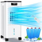 MELOPHY Portable Air Conditioners, Fast Cooling Evaporative Air Cooler, Portable AC for Room w/Lock, 4 Mode/3 Speed/Timer, 1.5 Gal Swamp Cooler with Remote, Windowless Air Conditioner 