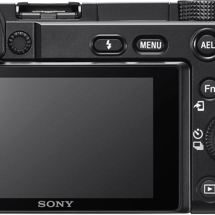 Sony New Alpha ILCE-6100X (Previously ILCE-6100Y) with Upgraded SELP1650 (Ver 2) Power Zoom Lens + SEL55210 Lens | 24.2 MP | APS-C Sensor | Fast Auto Focus | Tiltable LCD – Black 