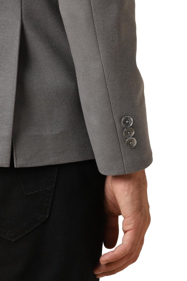 Allen Solly Men's Blazer (ASBZMUJFL23182_Grey 