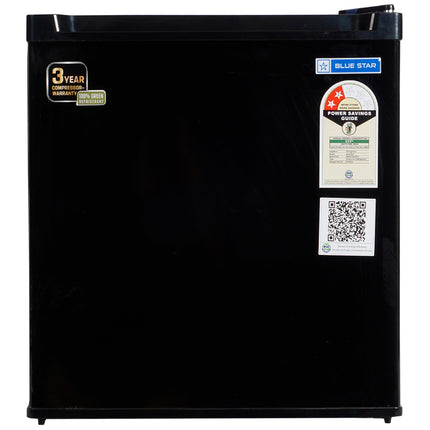 Blue Star 45 Ltr, 2 Star, Mini Refrigerator With Freezer, Direct Cool, Black, MR60-GB 