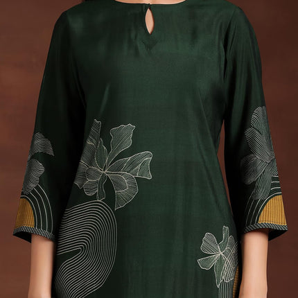 Libas Women's Silk Blend Kurta Set (36771O 