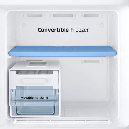 Samsung 236L 2 Star Inverter Frost-Free Convertible 3 In 1 Double Door Refrigerator Appliance (RT28C3732HS/HL,Hydrangea Blue) 