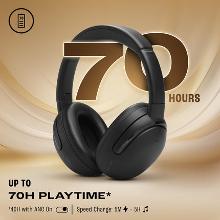 JBL Tour One M3 Award Winning Wireless Over Ear Headphones with ANC 2.0, Hi-Res LDAC Audio,Spatial 360 Sound, 8 Mics - Perfect Calls with Crystal AI,70Hrs Playback, Black 