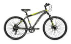 CRADIAC Hustler 7 Speed 26 inch Steel Geared High Performance Mountain Cycle for Men with Front Suspension & Dual disc Brakes | Ideal for 12+ Years, Unisex, Frame Size - 18.5 Inch 