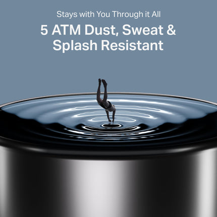 boAt New Launch SmartRing Active Plus, Auto Heart Rate, Sleep, SpO2, Stress & Skin Temperature Monitor, Stainless-Steel Build, Lightweight, 30-Days Battery, Magnetic Charging Case(9, Midnight Black) 