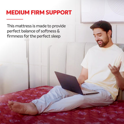 Kurl-On Mattress | Teensy | Orthopedic 5-Inch Double Size Bed Mattress (72x48x5 Inches, Medium Firm Support), Bonded Foam, Orthopedic Mattress. 