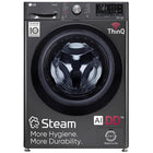 LG 9 Kg (Wash) / 5 Kg (Dry), Ai Direct Drive Technology, Steam, TurboWash & Wi-Fi Fully Automatic Front Load Washer Dryer (FHD0905SWM, Intelligent & Convenient Fabric Care, Allergy Care, Middle Black) 