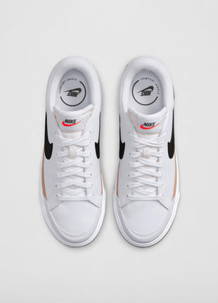 Nike WMNS Court Legacy Lift White Black Hemp Team Orange