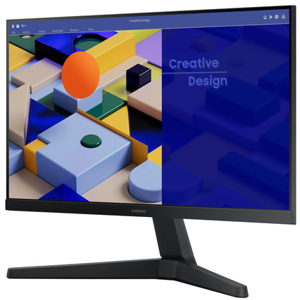 Samsung 22-inch (54.6cm) FHD Flat 1,920 x 1,080 Monitor, IPS, 75 Hz, Bezel Less Design, AMD FreeSync, Flicker Free, HDMI, D-sub, (LS22C310EAWXXL, Black) 