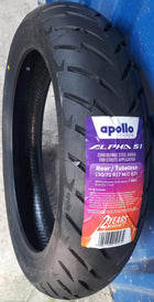 Apollo tyres Alpha S1 130/70% R17 62H Steel Belted Radial Tubeless Rear Tyre 