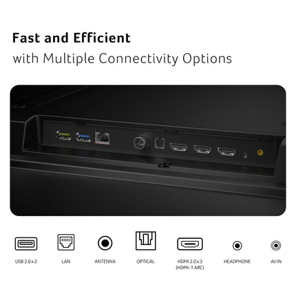 acer 126 cm (50 inches) V PRO Series 4K Ultra HD Smart QLED Google TV AR50QDQGR2851AD 