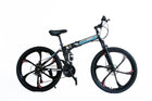 Mioox Foldable Fat Mountain Dual Bike With 26X2 Inch Tyres Folding Bike For Adults With 21 Gears (Frame - 26 Inch) (Black) 