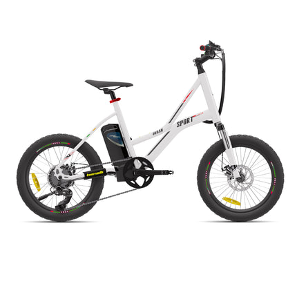 vaan Urbansport Electric Bicycle with Display, Benelli Hydroformed Alloy Frame and 5 Levels Pedal Assist for Easy Climb (White, E-Cycle Weight- 25kg) 