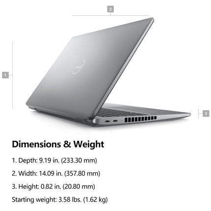 Dell Latitude 5550 15 Business AI Laptop, 15.6" FHD Computer, Intel Ultra 7 155U (Beat i7-1355U), 32GB DDR5 RAM, 1TB PCIe SSD, WiFi 6, Backlit Keyboard, Fingerprint Reader, Windows 11 Pro 