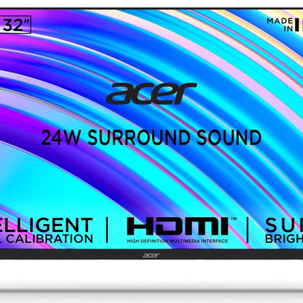 Acer 80 cm(32 inches) Advanced N Series Standard LED TV AR32NSV53HDFL (Black) 