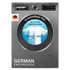 Bosch 10.5/6 KG Inverter Fully Automatic Front Load Washer Dryer with LED TOUCH DISPLAY (WNA2E4U1IN,Cast Iron Grey) 