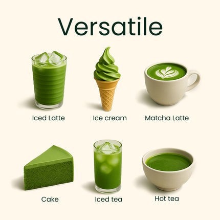 Heapwell Superfoods Japanese Matcha Green Tea Powder, 50 Grams (30 Servings) | Sourced From Shizuoka, Japan