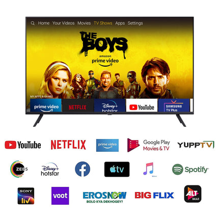 Samsung 108 cm (43 inches) Crystal 4K Neo Series Ultra HD Smart LED TV UA43AUE65AKXXL (Black) 