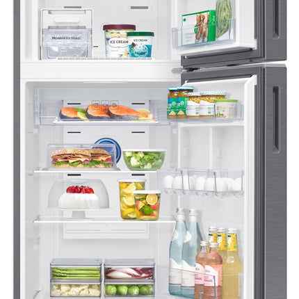 Samsung 330 L, 2 Star, Convertible 5-in-1, Digital Inverter, Frost Free Double Door, WiFi Enabled Bespoke AI Refrigerator (RT34DG5A2BS8HL, Elegant Inox, Silver) 