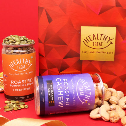 Healthy Treat Royal Treat Holi Gift Hamper | Festival Gifting | Holi Gift | Holi Gifts For Family and Friends | Birthday, Anniversary Gift's | Wedding Gifts | Healthy Gourmet Hamper | Healthy Roasted Snacks, Dry Fruit Gift Box | Wholesome Corporate Giftin 