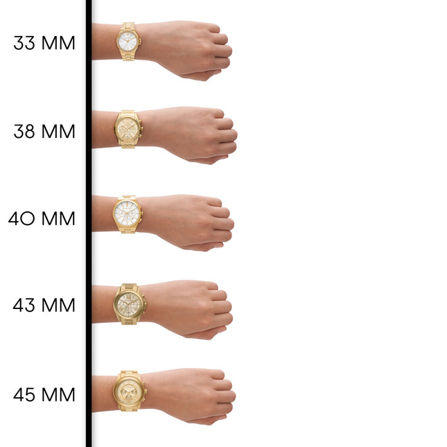 Michael Kors Stainless Steel Lennox Analog Rose Gold Dial Women Watch-Mk7336, Rose Gold Band 