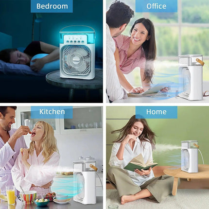 ANANTFEX Mini cooler for room cooling mini cooler ac portable air conditioners for Home Office Artic Cooler 3 In 1 Conditioner Humidifier Purifier 