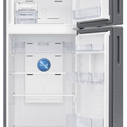 Samsung 330 L, 2 Star, Convertible 5-in-1, Digital Inverter, Frost Free Double Door, WiFi Enabled Bespoke AI Refrigerator (RT34DG5A2BS8HL, Elegant Inox, Silver) 