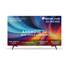 SKYLIVE 80 cm (32 inches) Bezel-Less Smart Android TV (SL32PROV) with Voice Command Remote SL4000 (2024 Model) 