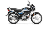 Hero HF Deluxe (i3S with Self Start) Bike Black Nexus Blue Booking for Ex-Showroom Price 