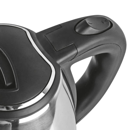 Milton Euroline Go Electro 2.0 Stainless Steel Electric Kettle, 1 Piece, 2 Litre, Silver, Power Indicator, 1350 Watts, Auto Cut-off, Detachable 360 Degree Connector, Boiler for Water, Instant Noodles 