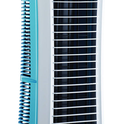 Bajaj Snowvent Tower Fan For Home| Lightweight Portable Tower AC| Tough Blower With 3 Speed Control| Cooler for home| High Air Throw with Swing Control|1- Year Warranty By Bajaj|Blue-Turquoise|1200 mm 