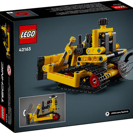LEGO Technic Heavy-Duty Bulldozer Building Set, Kids� Construction Toy, Vehicle Gift for Boys and Girls Ages 7 and Up, 42163 