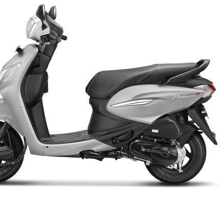 Hero PLEASURE+ LX Scooter Matt Vernier Grey Booking for Ex-Showroom Price 