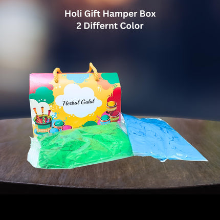 DIGI ART'S Holi color Gift Hamper Set | Organic Holi Colour/Gulal, Gulal Gota 50 gms 2 each in 1 Gift Hamper | Difrent Color | Soft & Skin Friendly | Non Toxic |100% Safe 