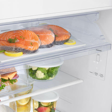 Samsung 330 L, 2 Star, Convertible 5-in-1, Digital Inverter, Frost Free Double Door, WiFi Enabled Bespoke AI Refrigerator (RT34DG5A2BS8HL, Elegant Inox, Silver) 