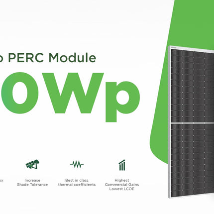 WAAREE Solar Panel 450 Watt II Pack of 2 II 450W X 2 II Half-Cut 24 Volts II 144 Cells Mono PERC Solar Panels II 30 Years Performance Warranty II 450 Watt Pack of 2 