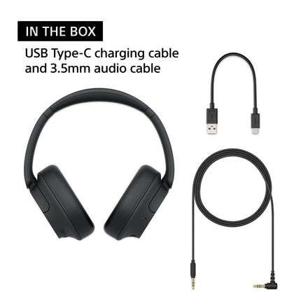 Sony WH-CH720N Noise Cancellation Wireless Bluetooth Over Ear Headphones with Mic, Up to 50Hrs Battery- White 