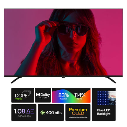 Lumio Vision 7 127 cm (50 inches) 4K Ultra-HD Smart QLED Google TV FTW2-ADSG 