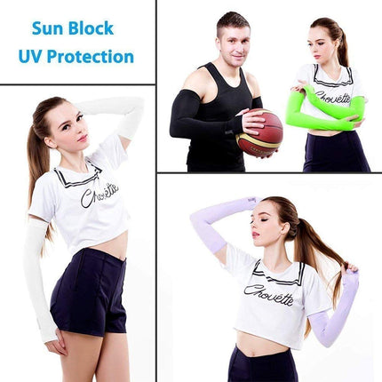 VT VIRTUE TRADERS UV Fingerless Full Hand Sleeves for Men's and Women's Driving Gloves (Pack of 6 Sleeves) 