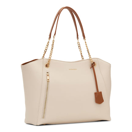 Miraggio Womens Dakota Tote Bag (Ivory) 