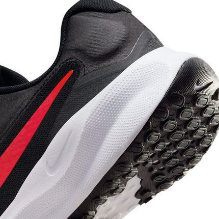 Nike Revolution 7-Black/University Red-White-Fb2207-003-6Uk - Mens, Running Shoes